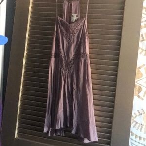 LA Hearts light plum flowy dress